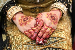bridal nail art