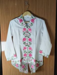 short kurta neck design