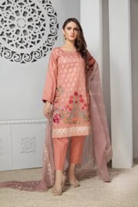 long dress with dupatta
