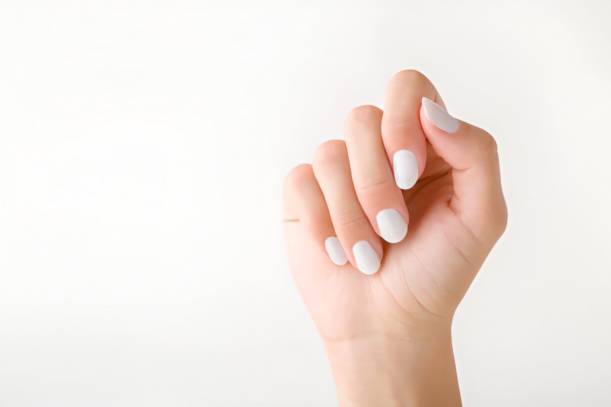 white nail paint