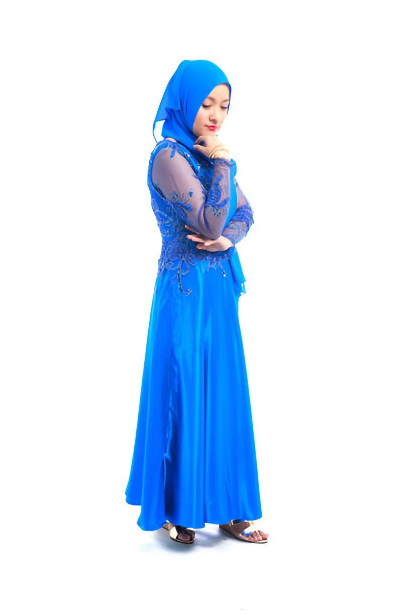 party wear gown with dupatta