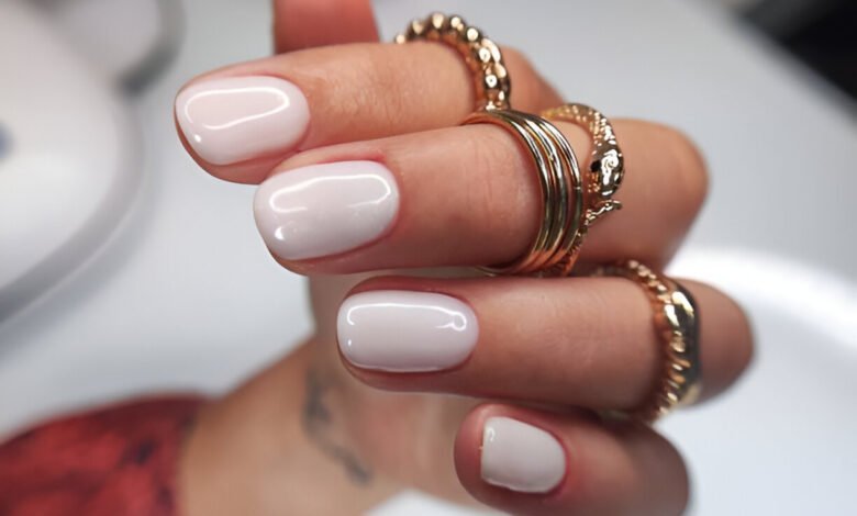 white nail paint