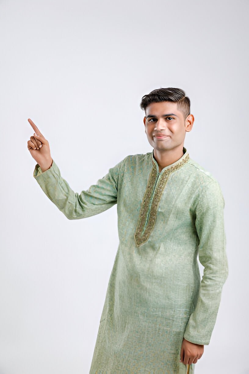 lakhnavi kurta for men