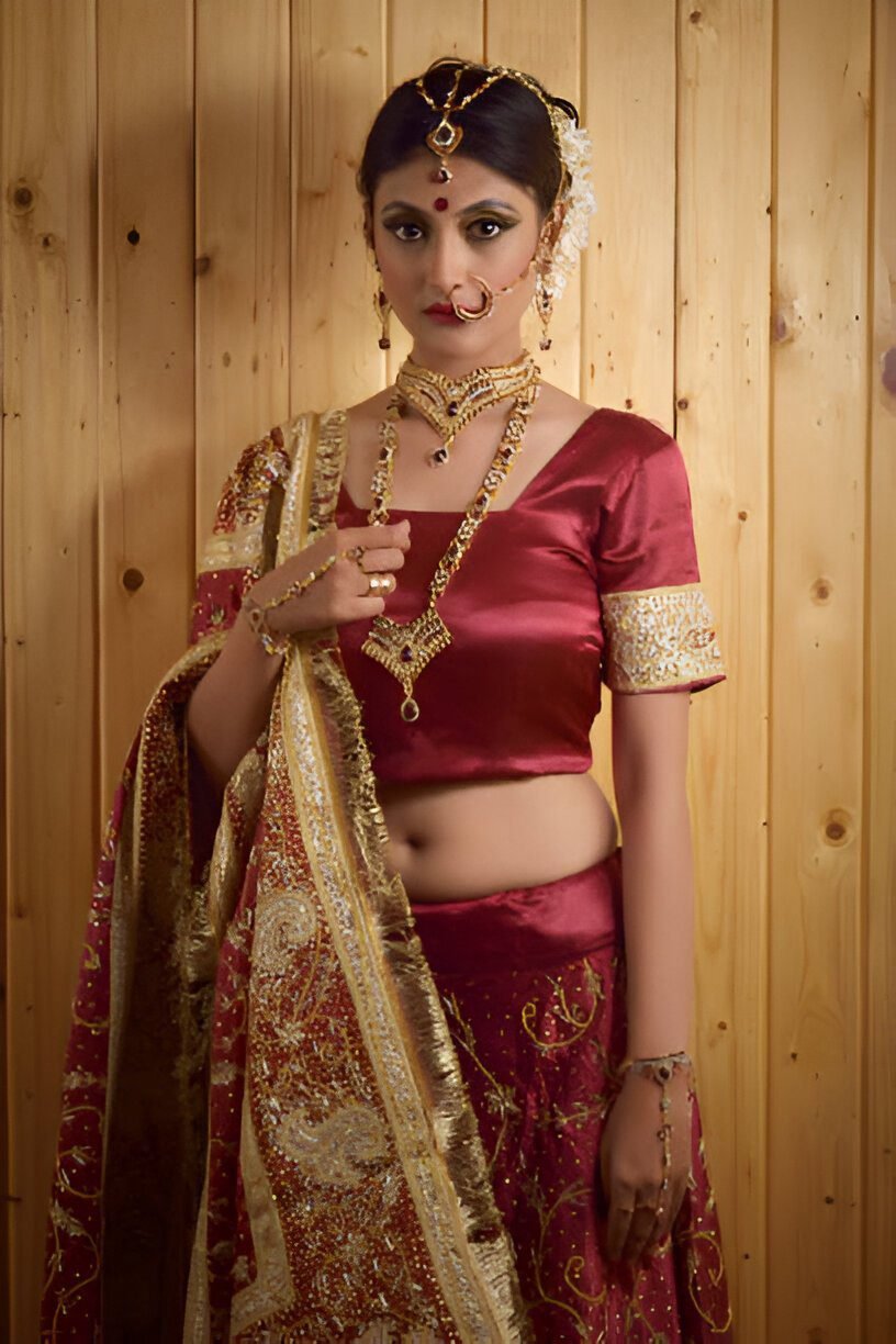 lehenga blouse back design