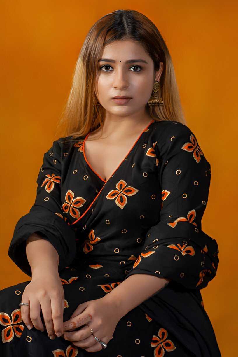 v neck kurti
