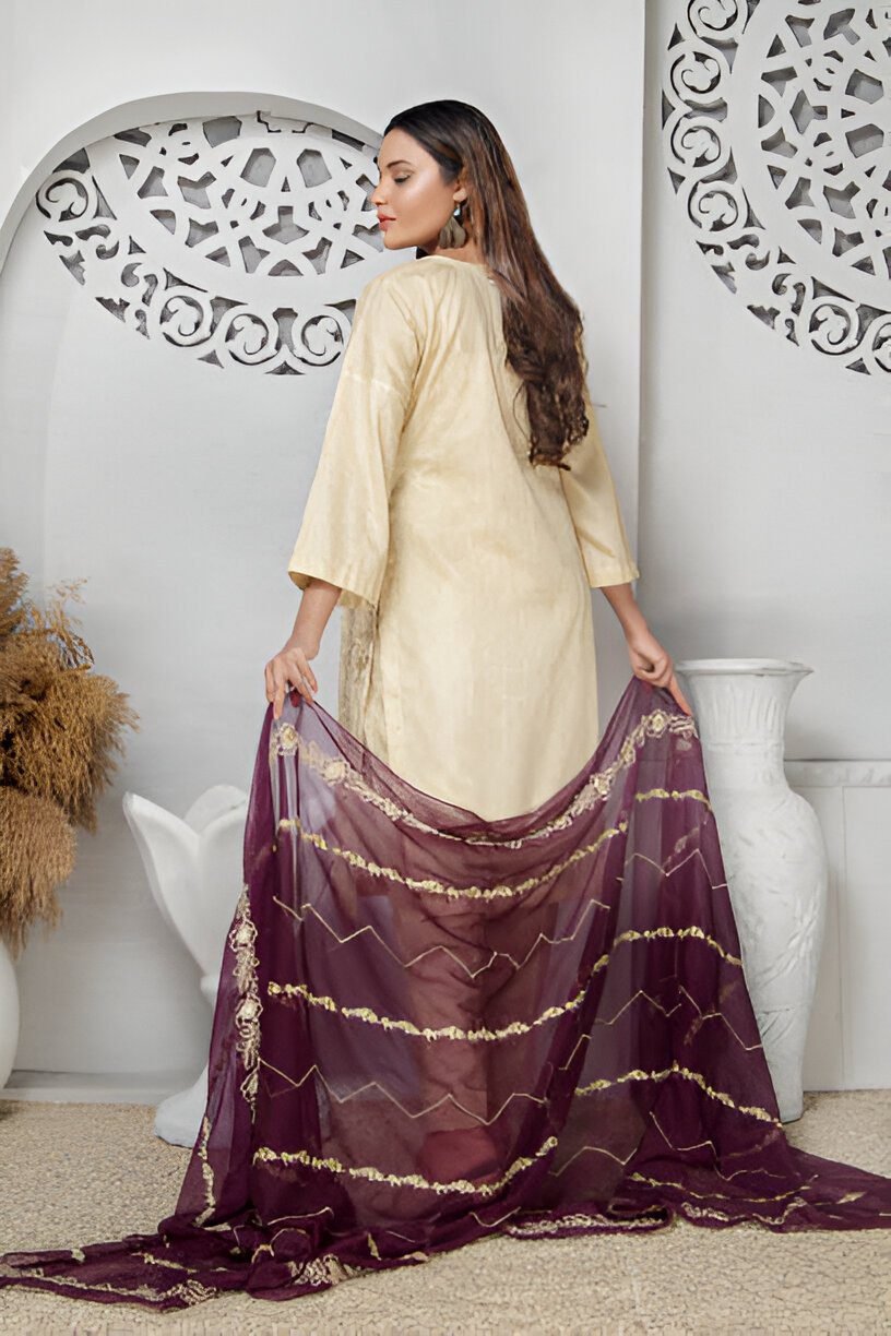 kurti with pant and dupatta