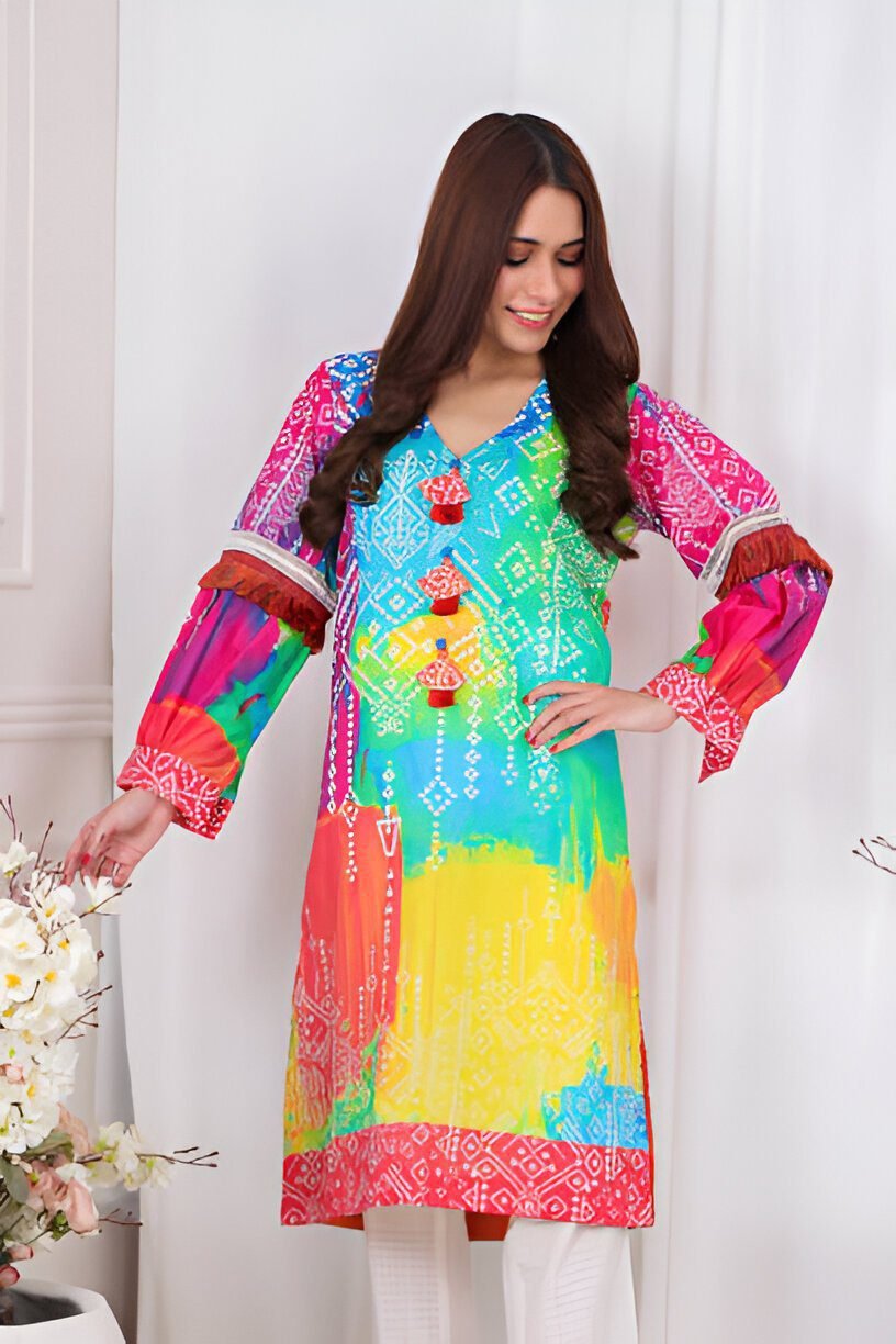 kurti with pant and dupatta