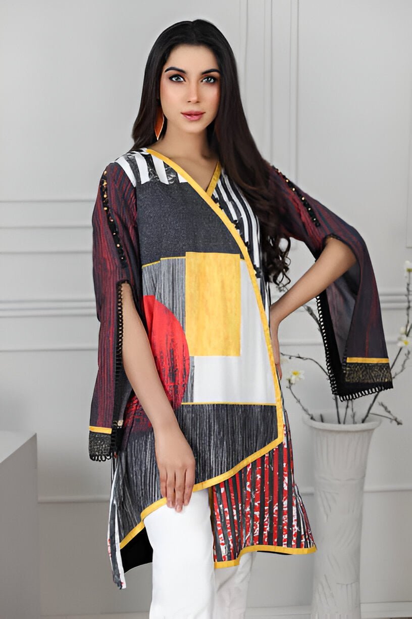 v neck kurti