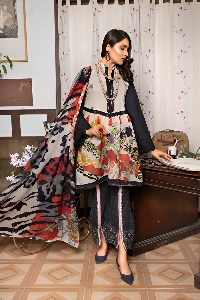 anarkali kurti with dupatta