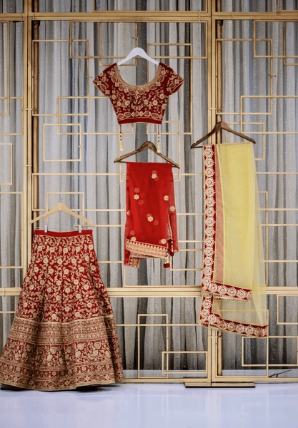 double dupatta lehenga