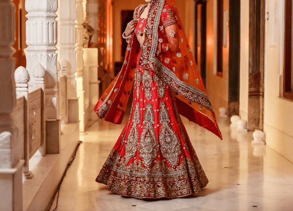 double dupatta lehenga
