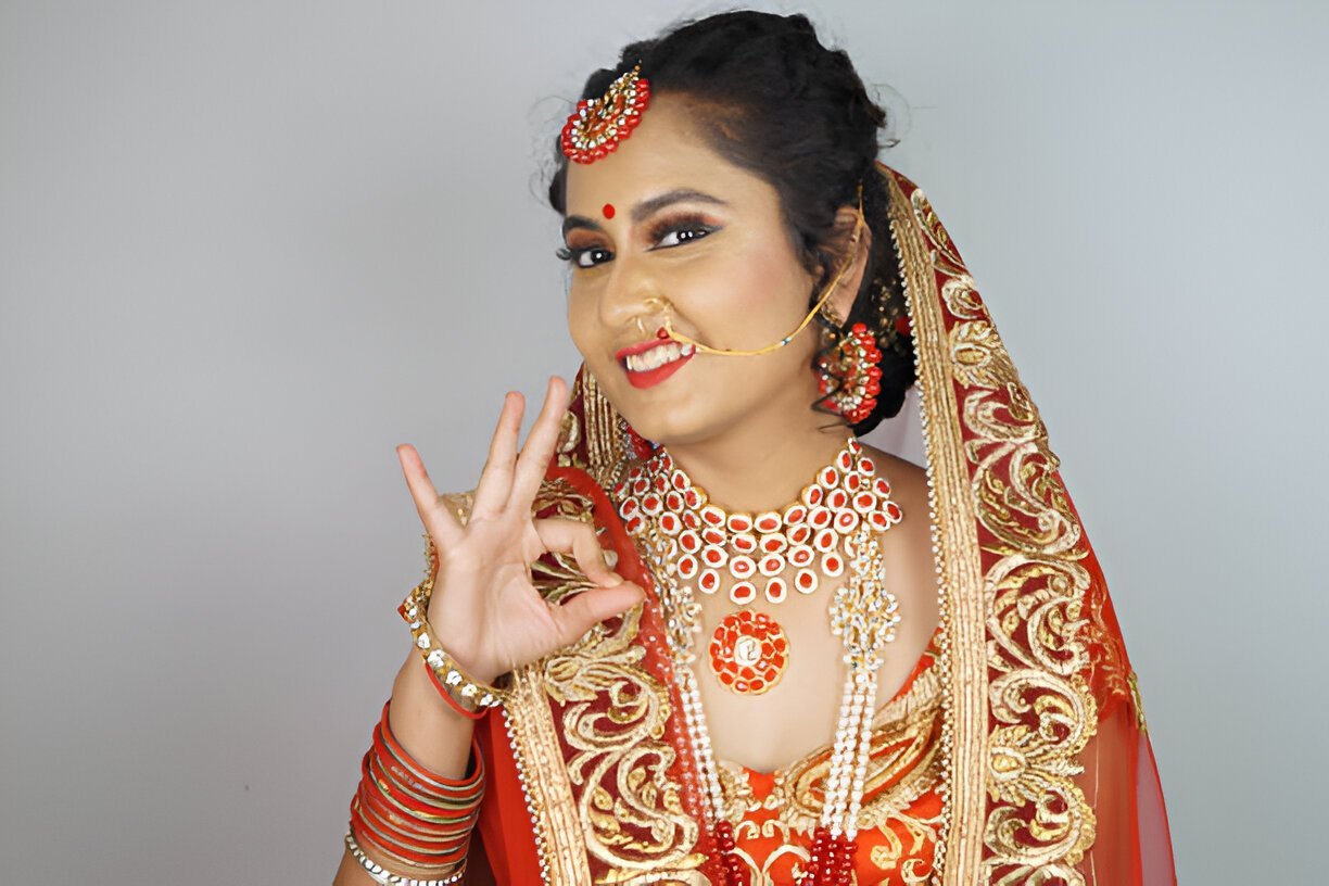bridal dupatta design