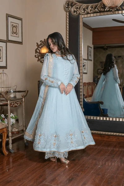 long gown with dupatta
