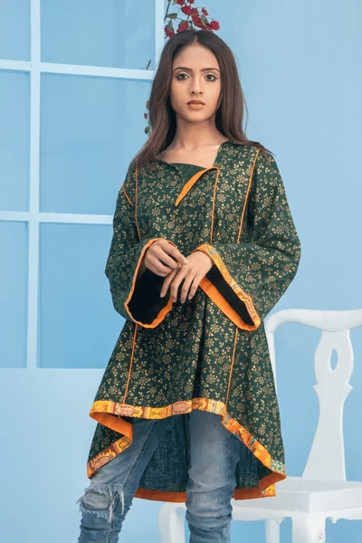 Chikan Kurti with Jeans