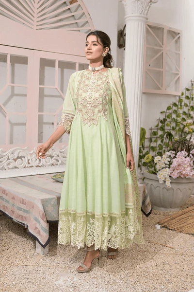 long gown with dupatta