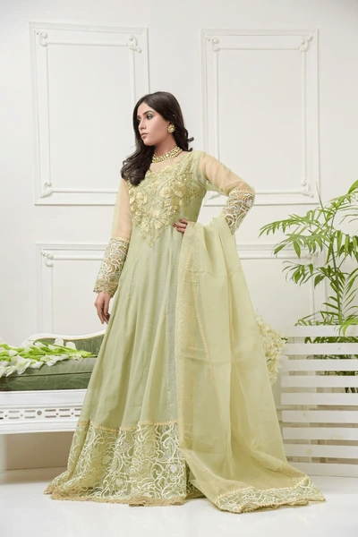 long gown with dupatta