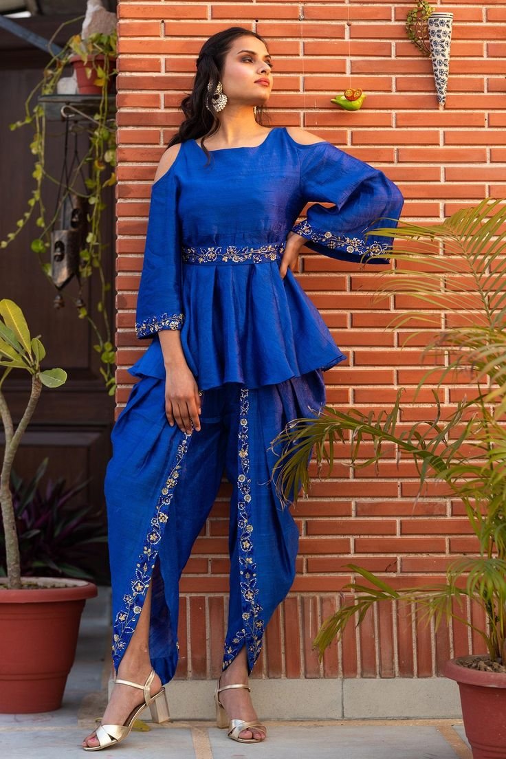 indo western dhoti kurti