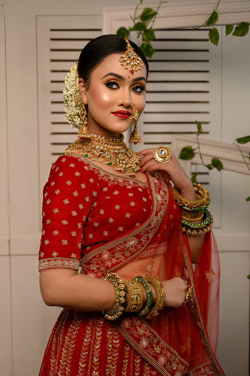 stylish lehenga blouse design