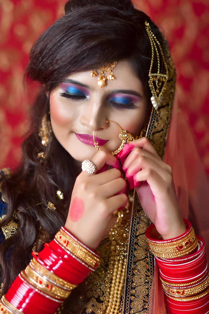 hairstyle for lehenga