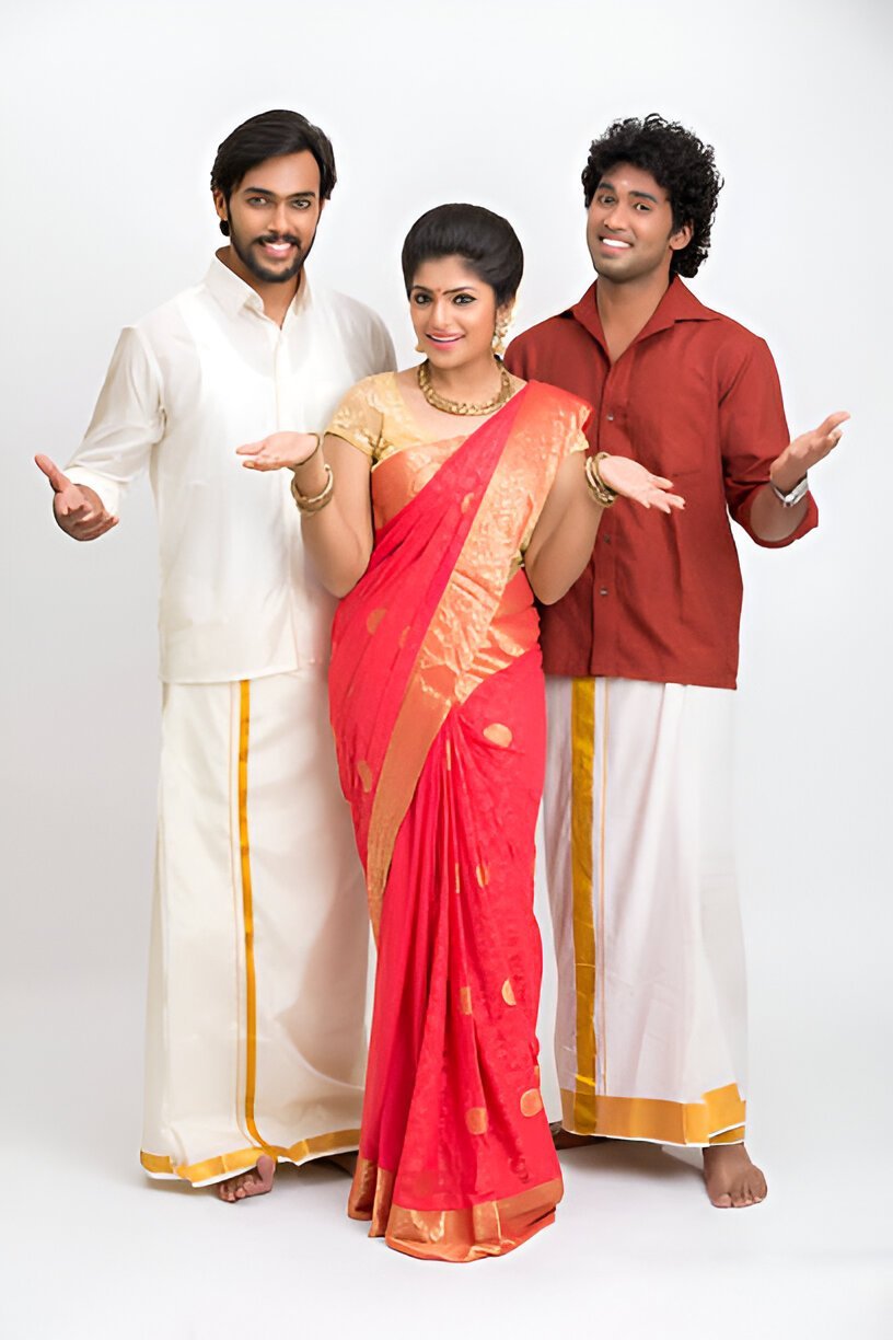 silk dhoti for men