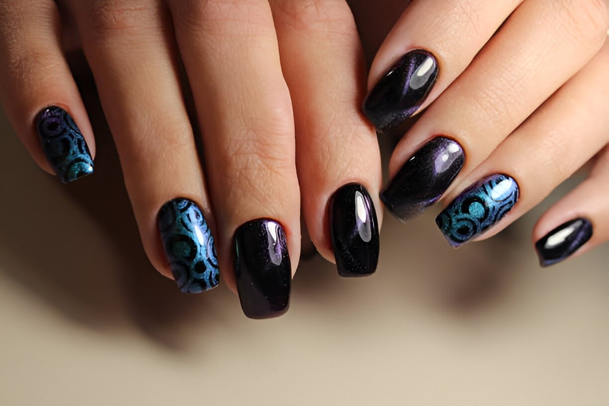glitter nails 2024