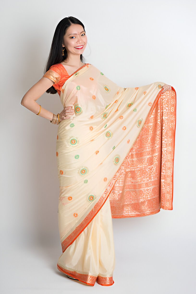 wedding party wear saree