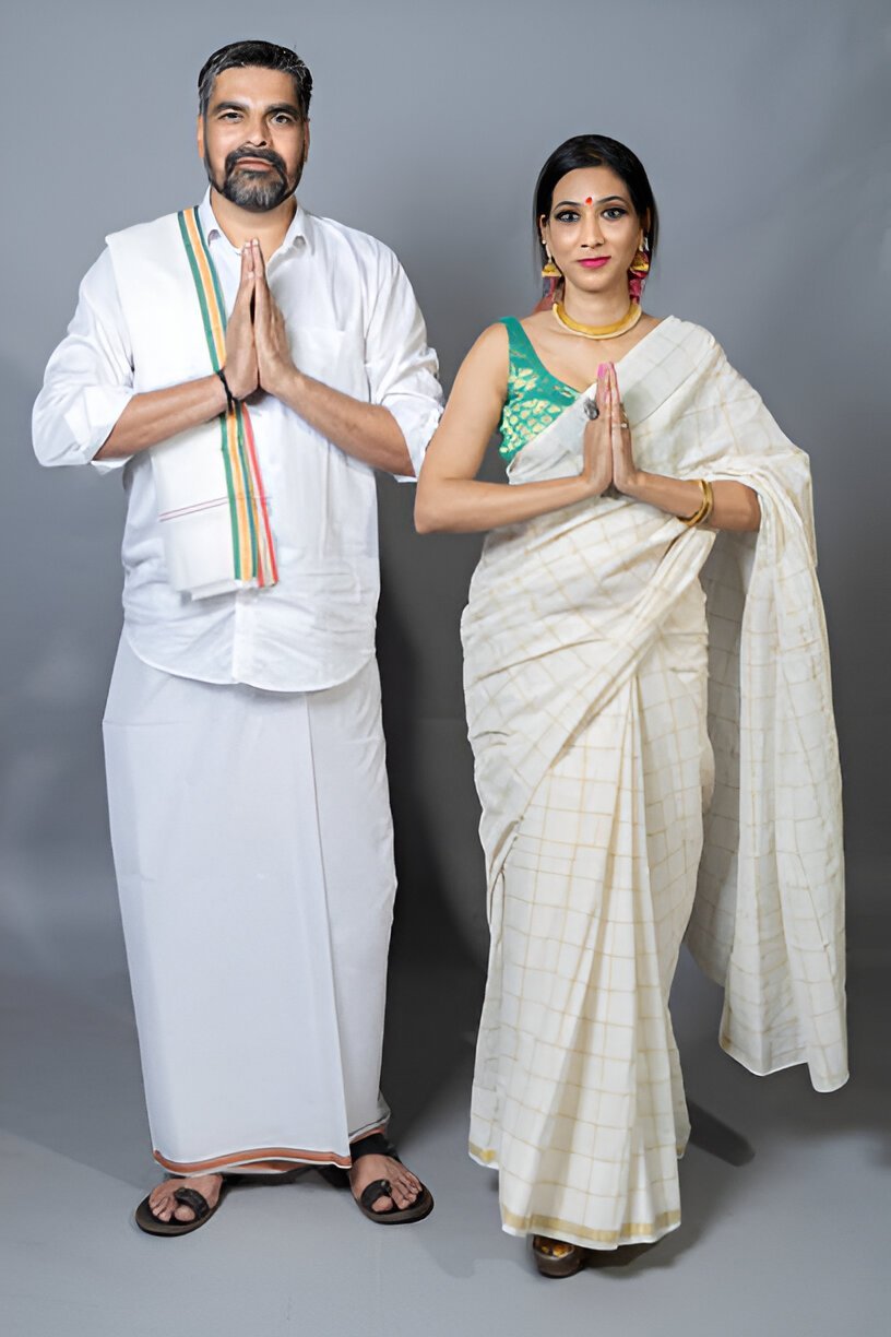 silk dhoti for men