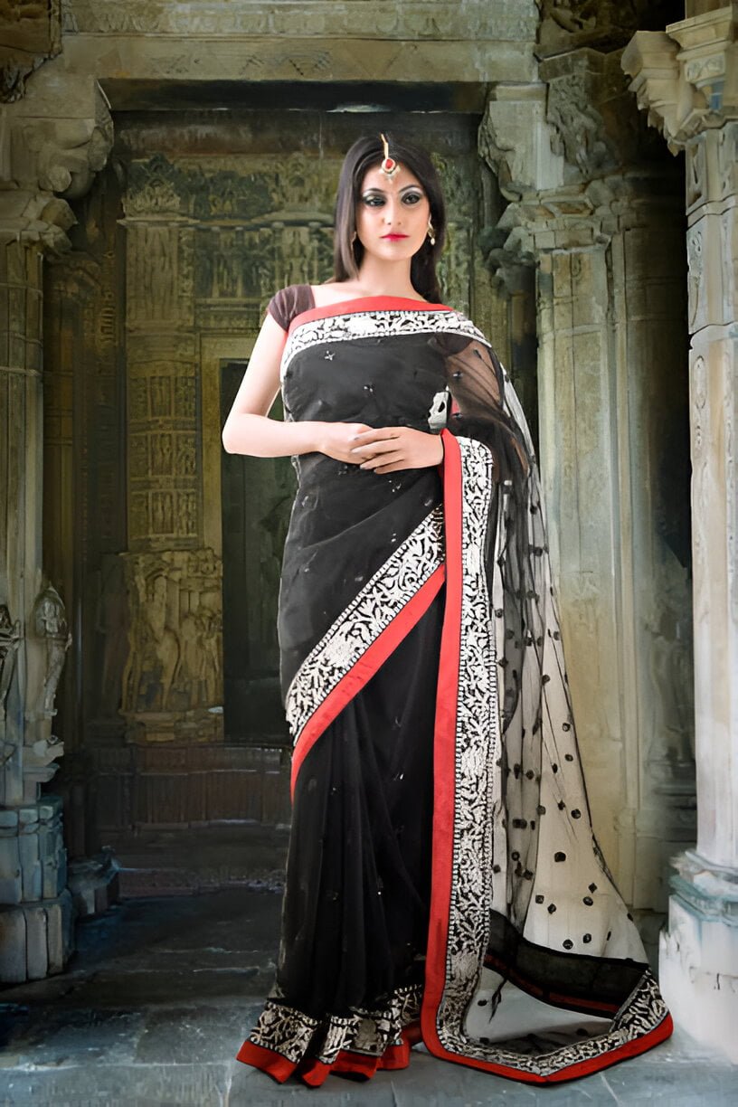 wedding party wear saree