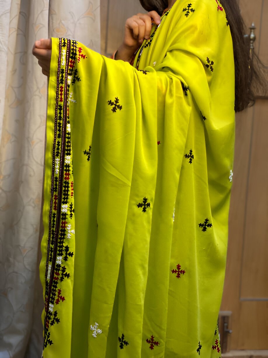 heavy work dupatta