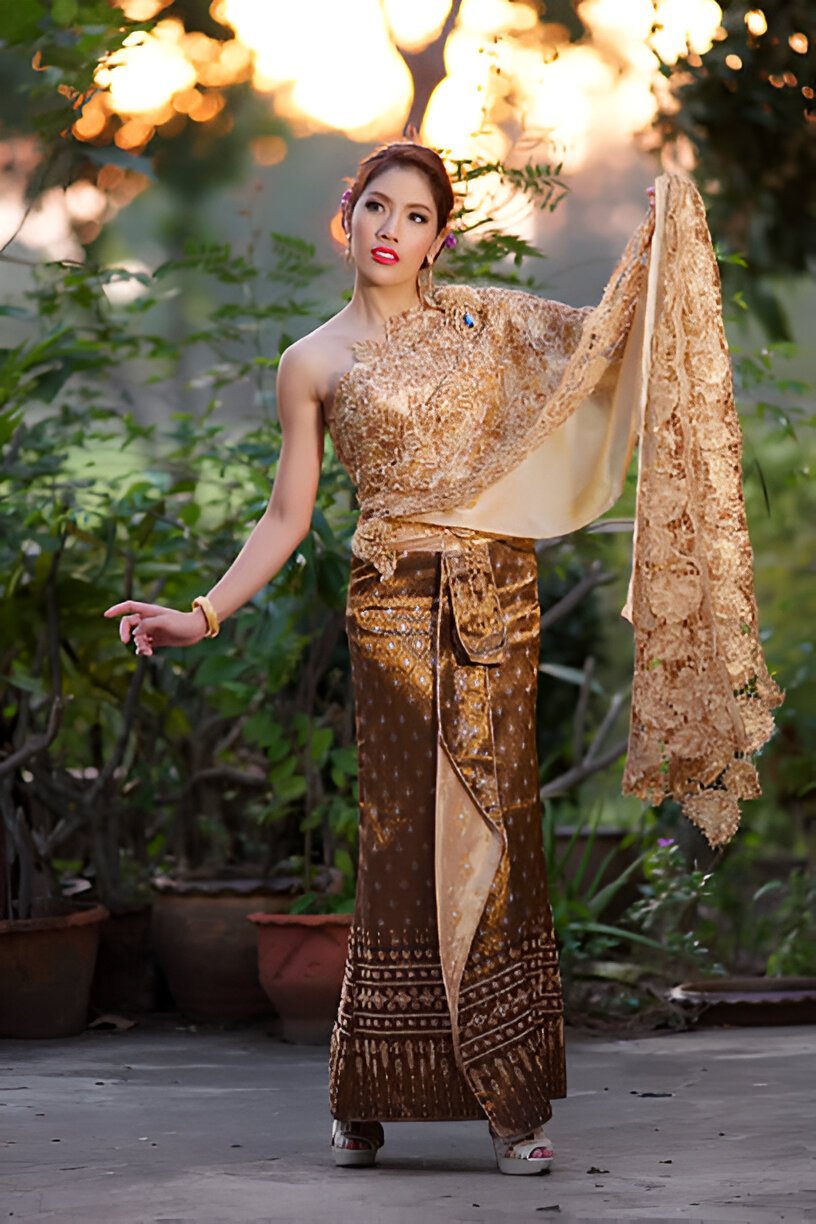 half saree dupatta