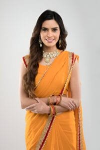 half saree designs