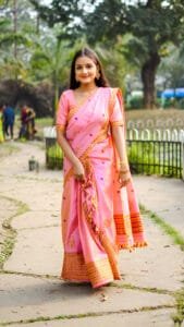 half saree models