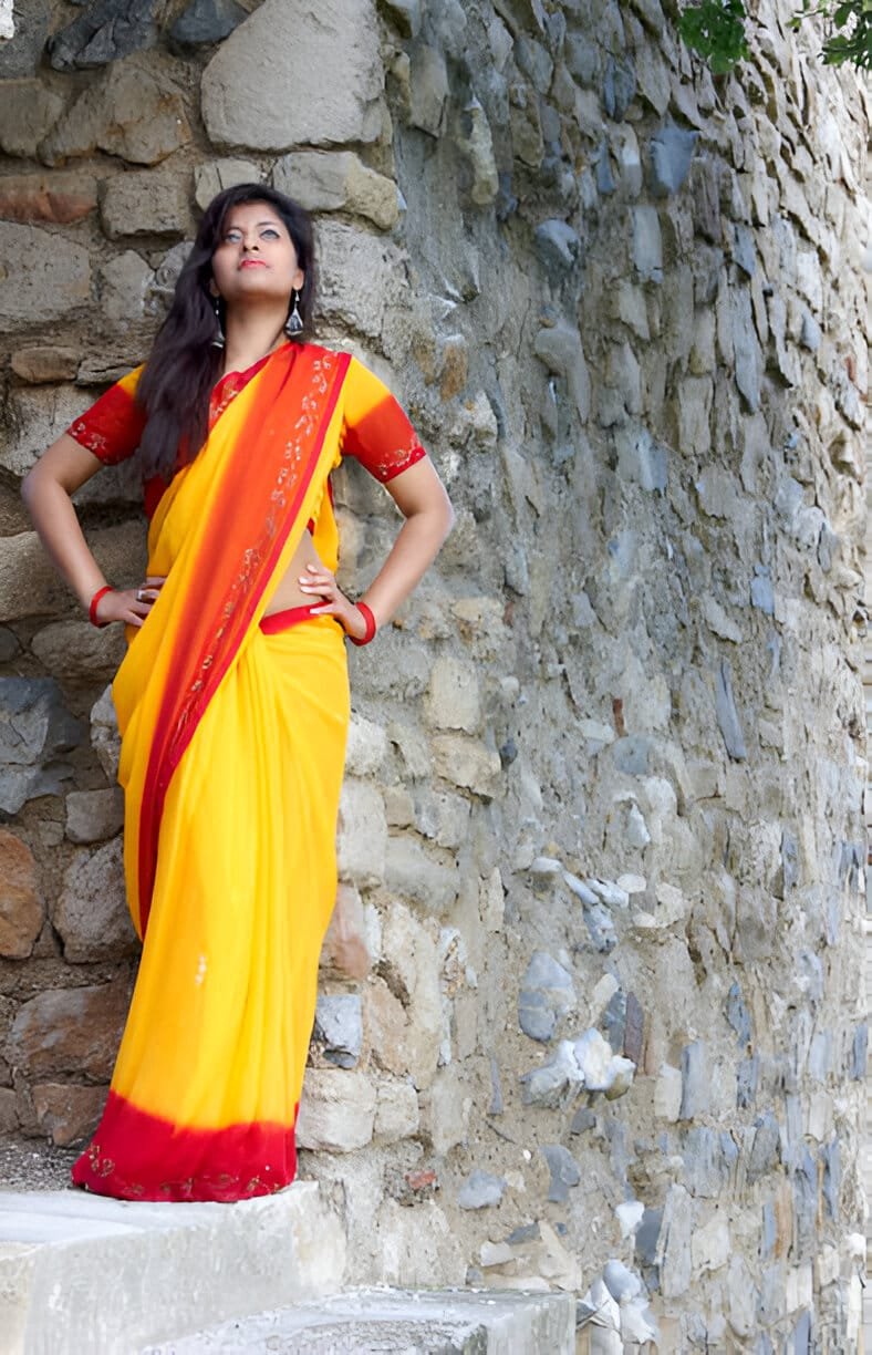 half saree for women