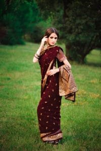 half saree models