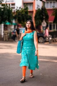 Kurti with Skirt