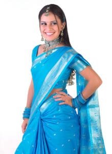 half saree designs