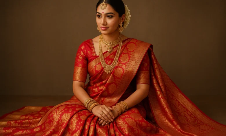Wedding Banarasi Saree perfect for traditional bridal elegance and timeless beauty